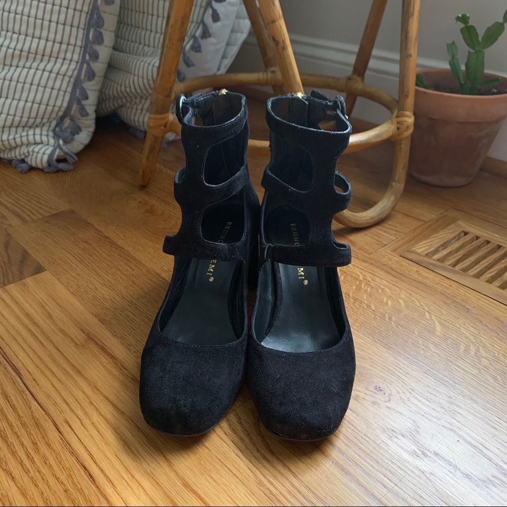Anthropologie Bruno Premi Cage MaryJane Heels-Sz 8
